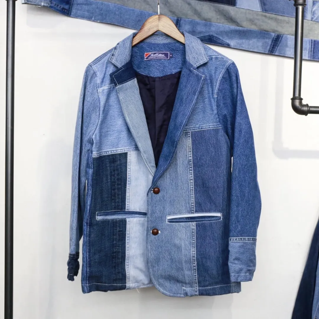 Reworked Denim Blazer