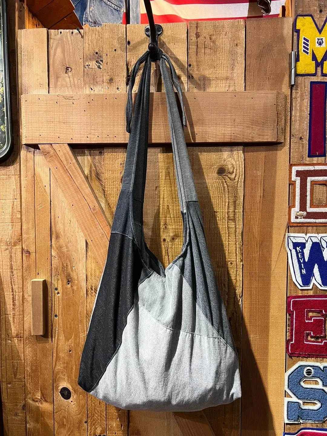 Patchwork Long Tote