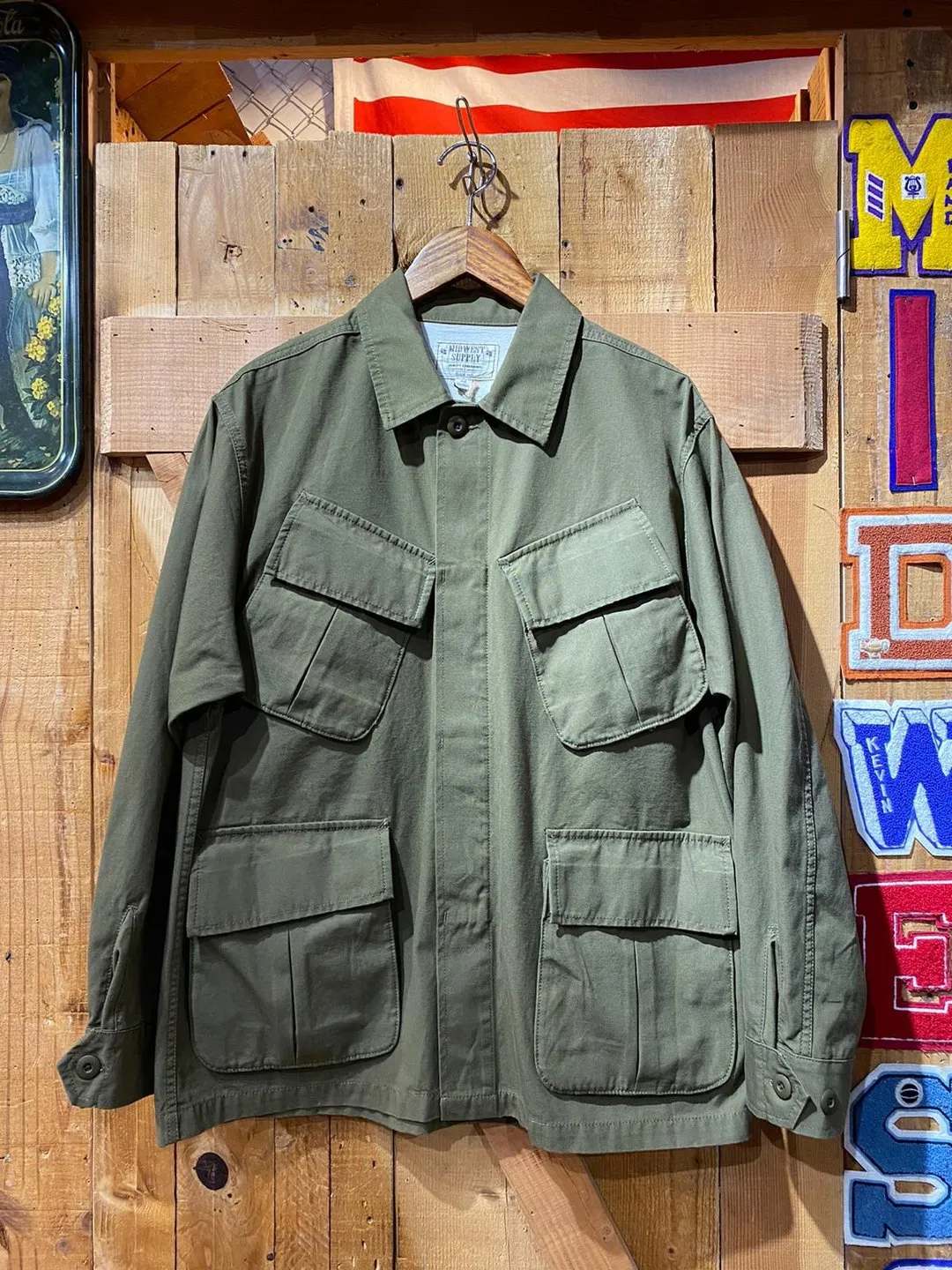 Four-Pocket Military Shirt