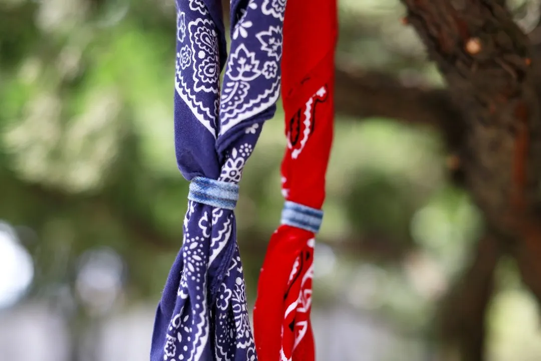 Bandana & Denim Ring