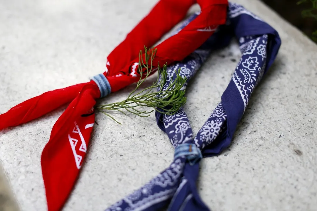First Edition — Bandana & Denim Ring