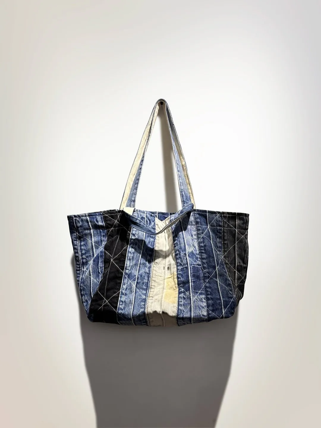 First Edition — Denim Bib Tote