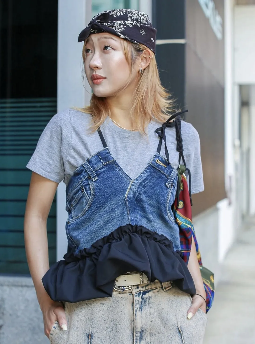First Edition — Denim Halter Vest
