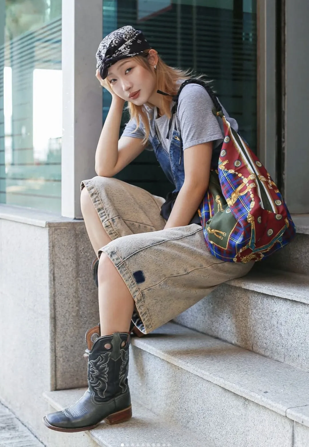 First Edition — Denim Halter Vest