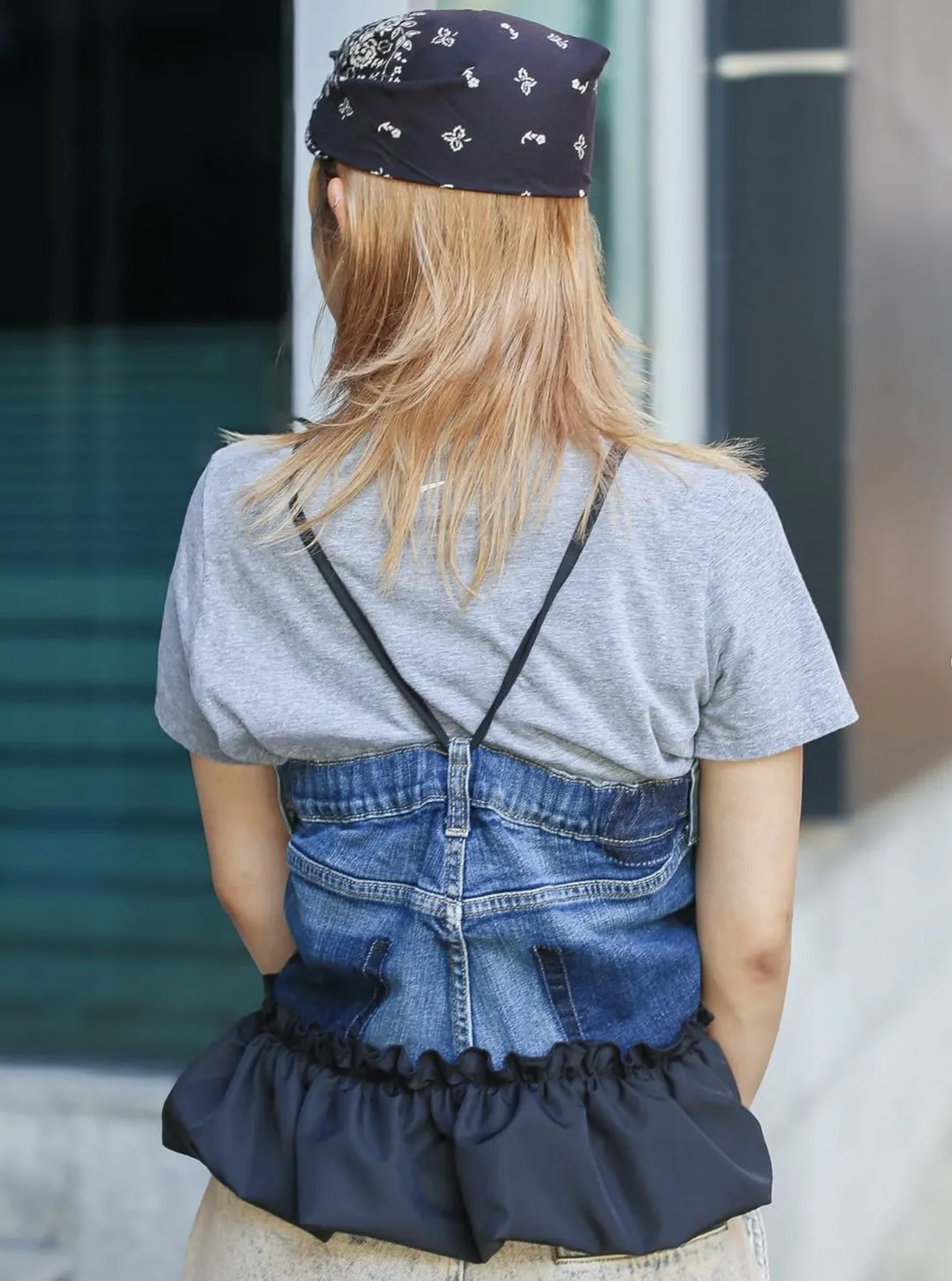 First Edition — Denim Halter Vest