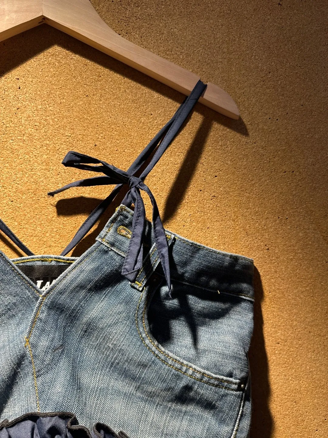First Edition — Denim Halter Vest