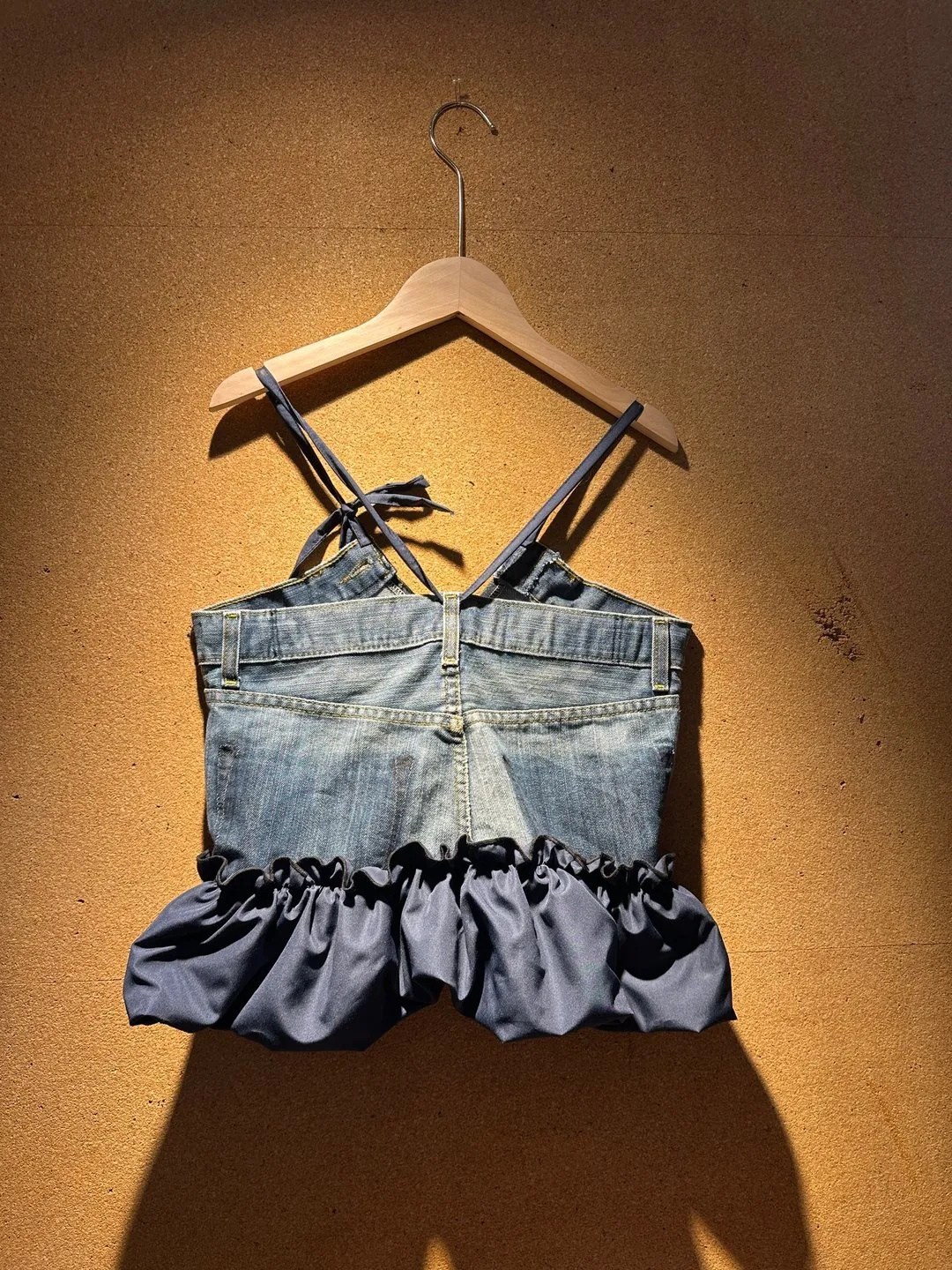 First Edition — Denim Halter Vest
