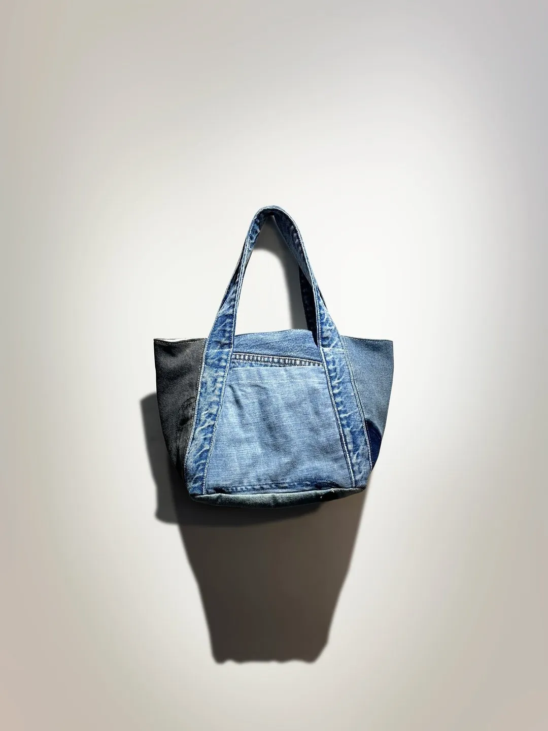 Denim Bib Mini Tote