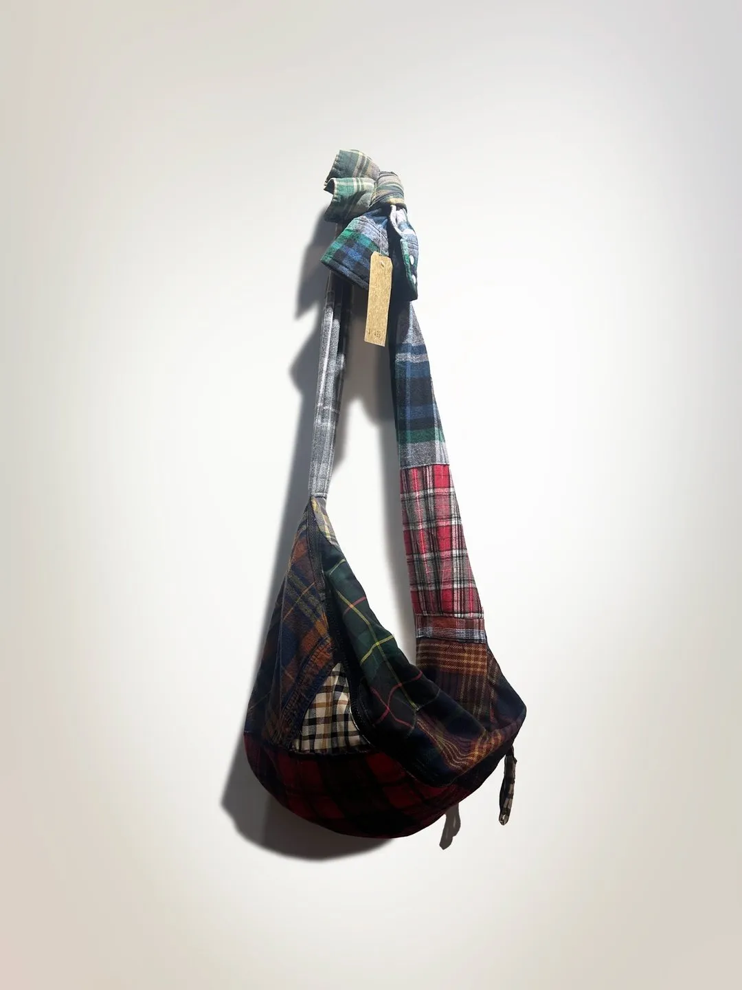Flannel Patchwork Crossbody