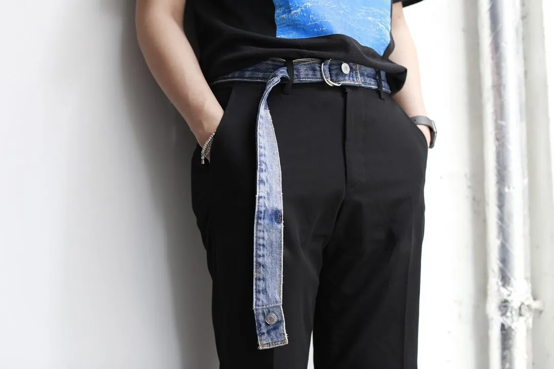Reworked Denim Belt
