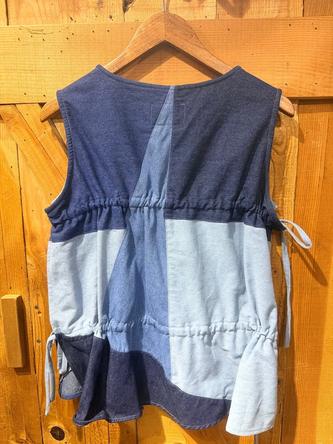 First Edition — Denim Tie-Up Top