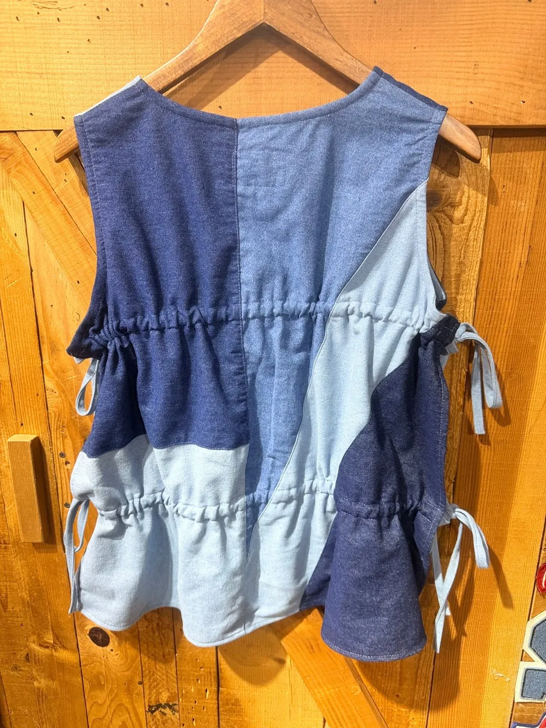 First Edition — Denim Tie-Up Top