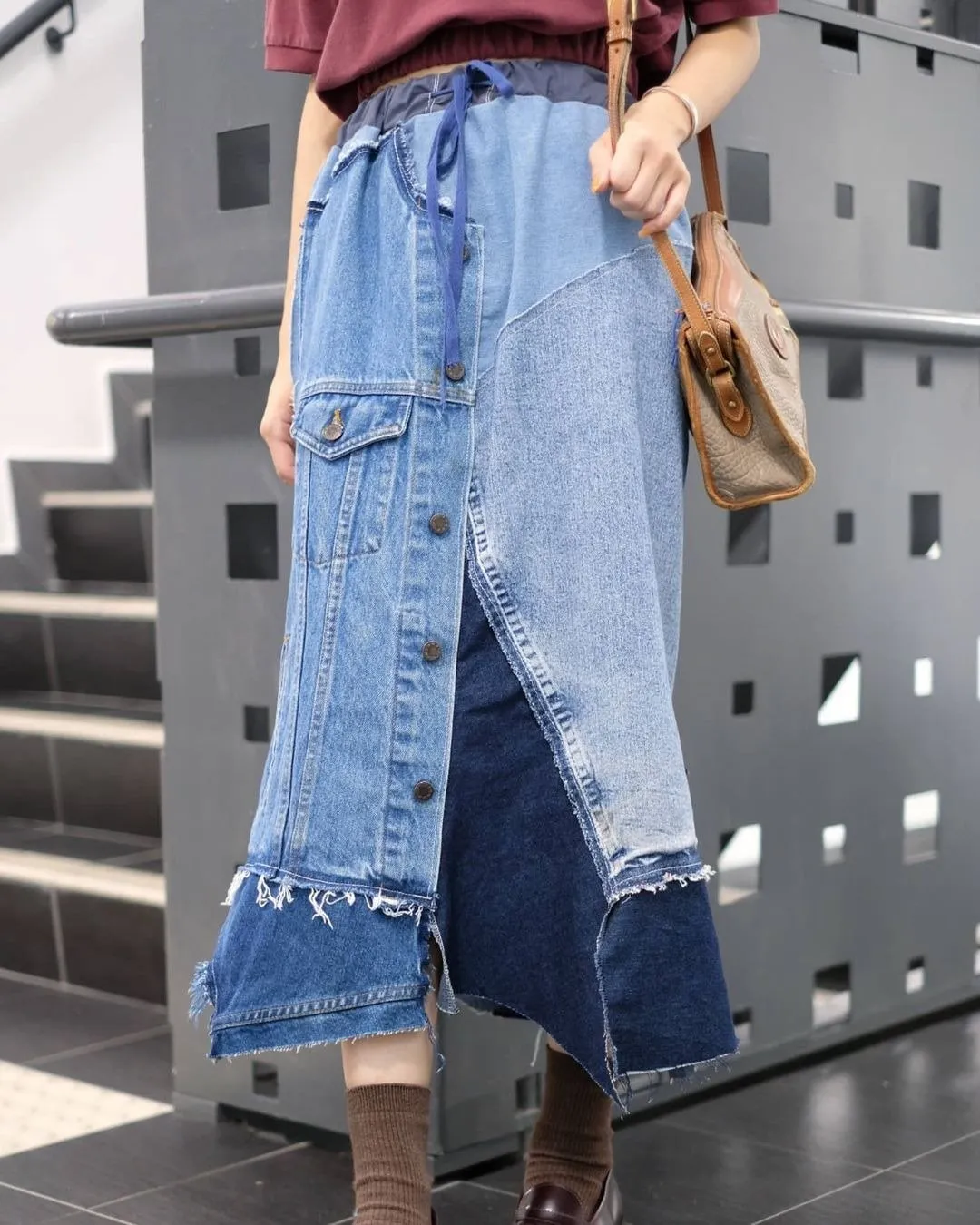 First Edition — Reworked Denim Skirt