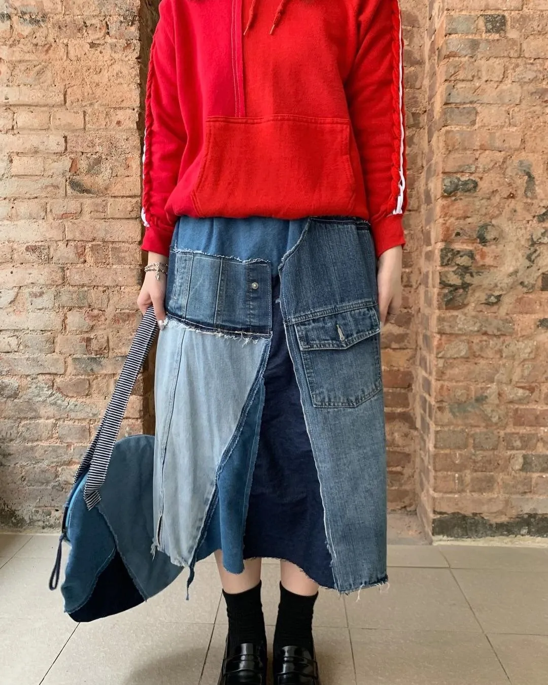 First Edition — Reworked Denim Skirt