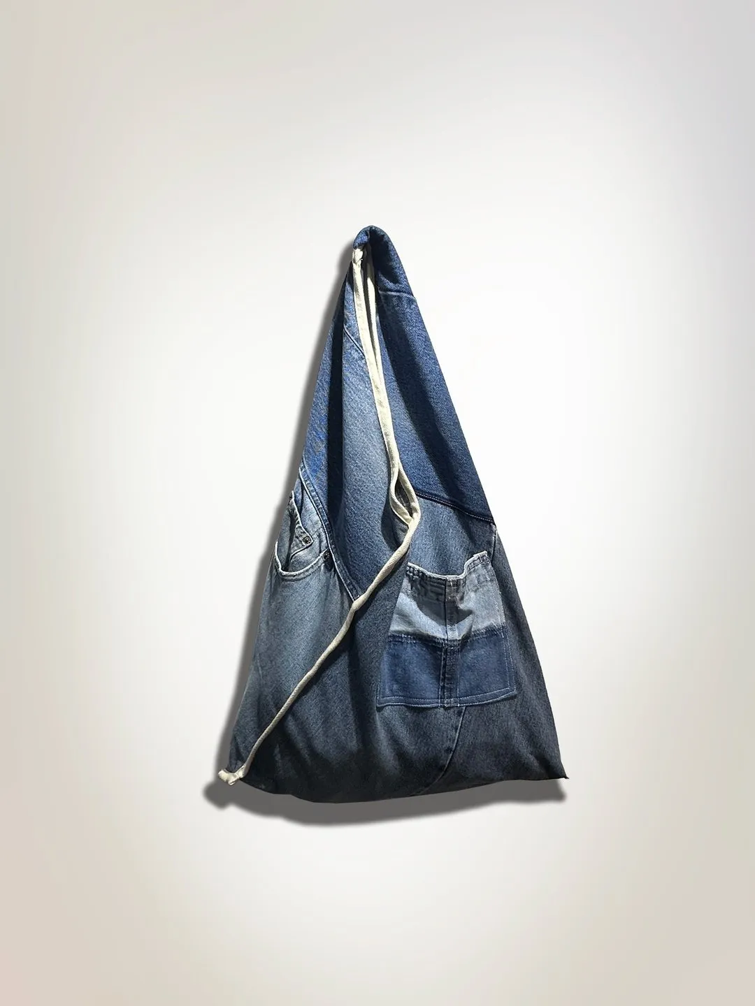 First Edition — Triangle Denim Tote