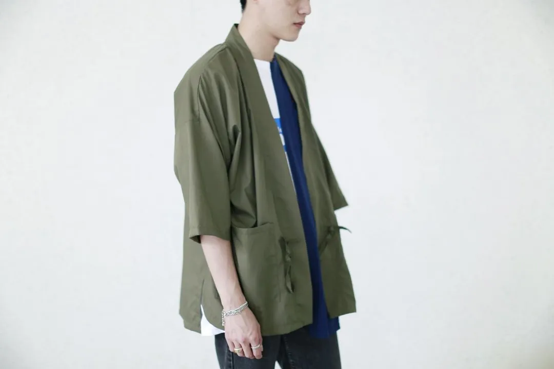 First Edition — Army Green Short-Sleeve Kimono