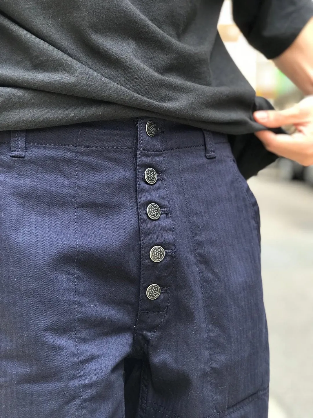 First Edition — Multi-Button Army Shorts