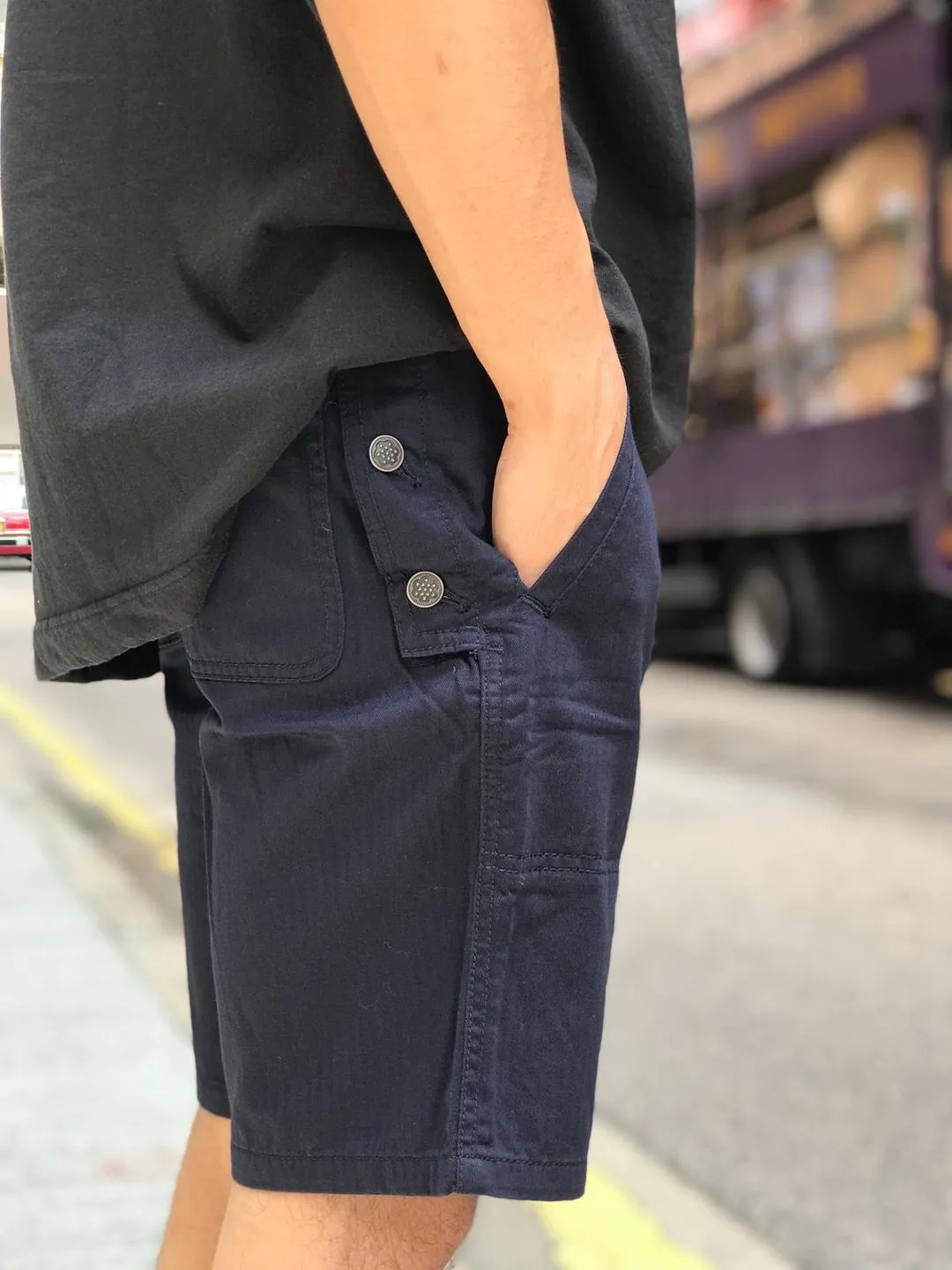 First Edition — Multi-Button Army Shorts