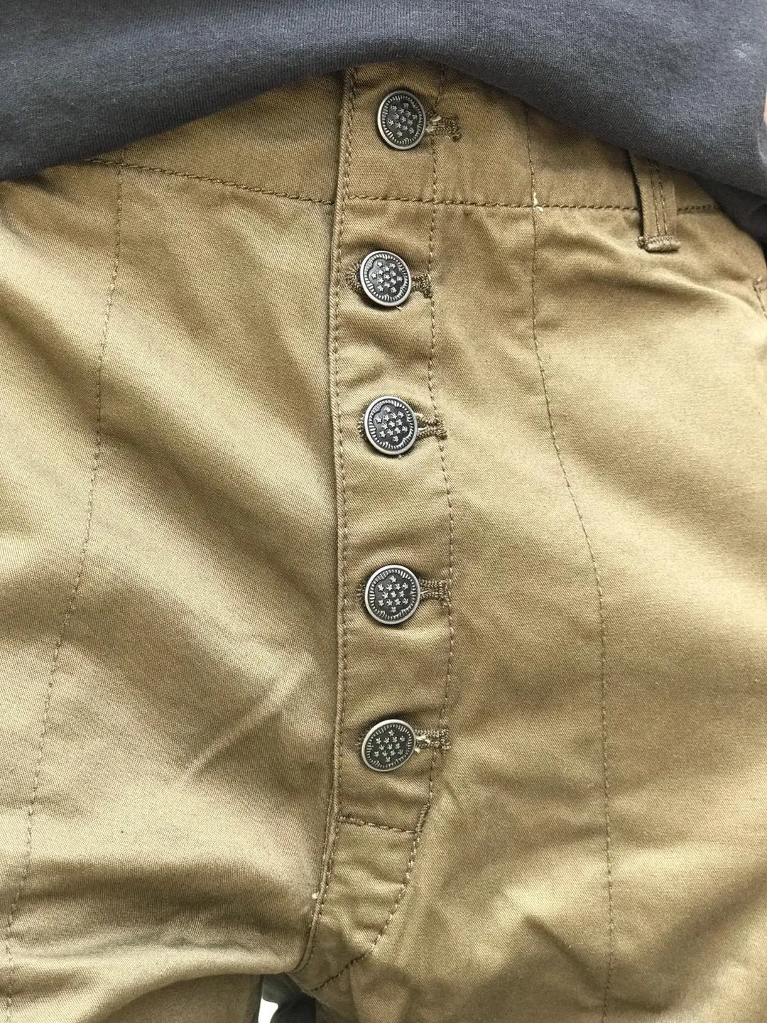 First Edition — Multi-Button Army Shorts