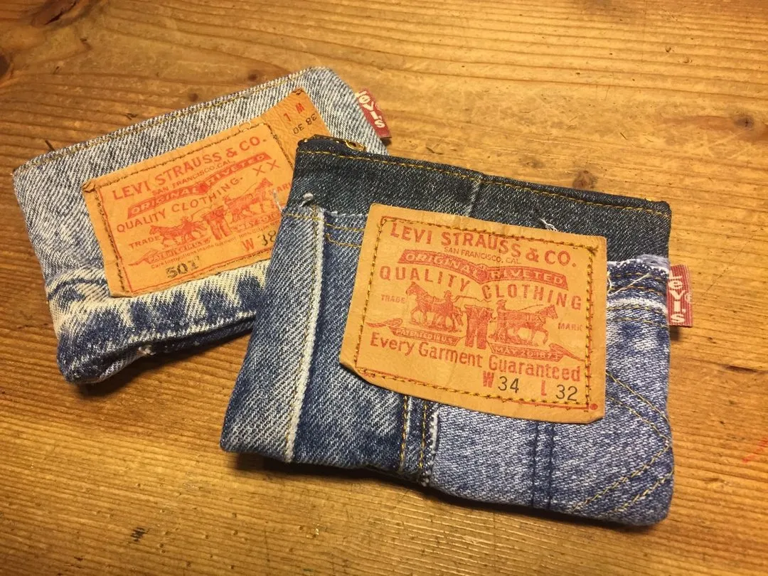 Jeans Label Coin Bag