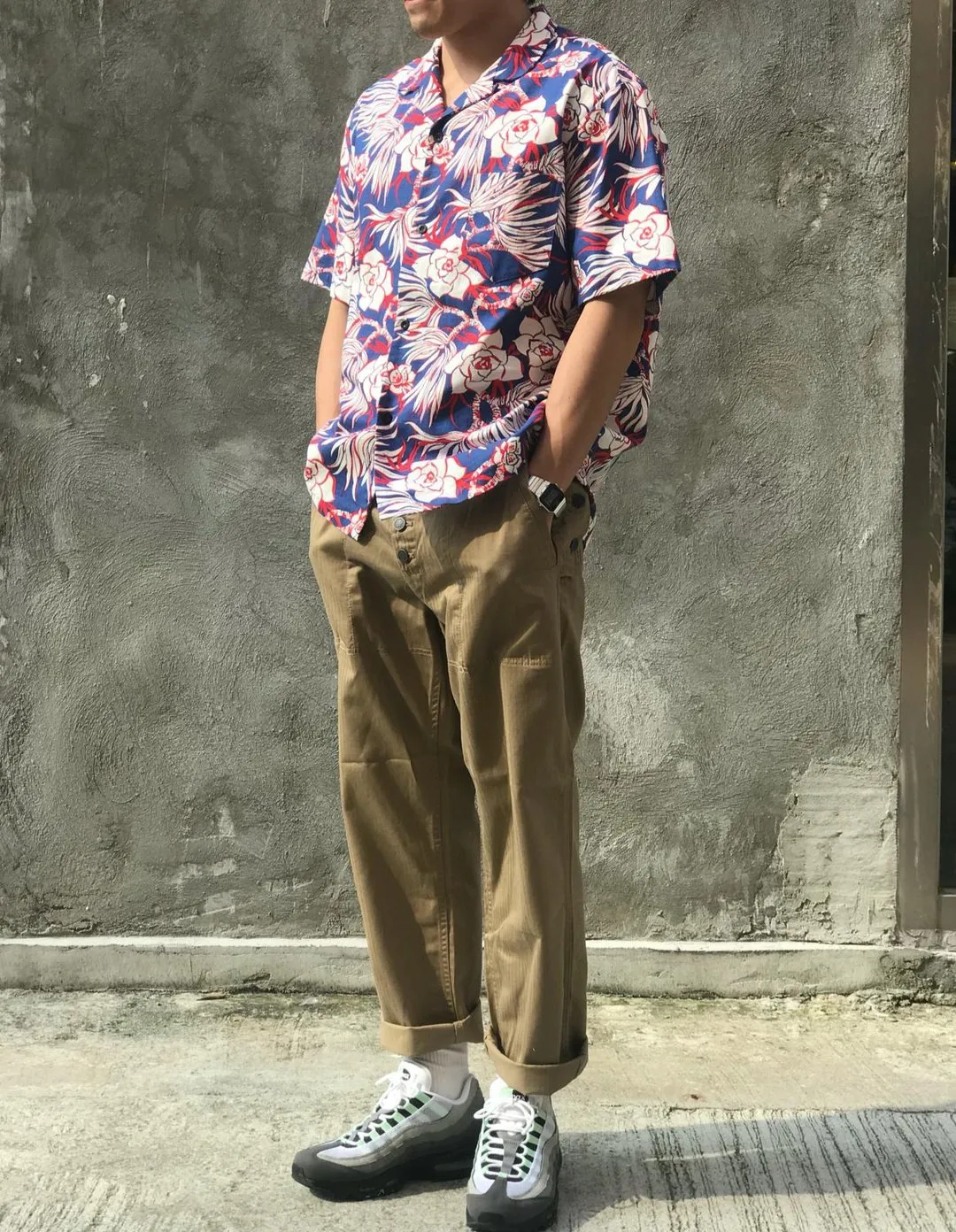 Button-Front Army Pants