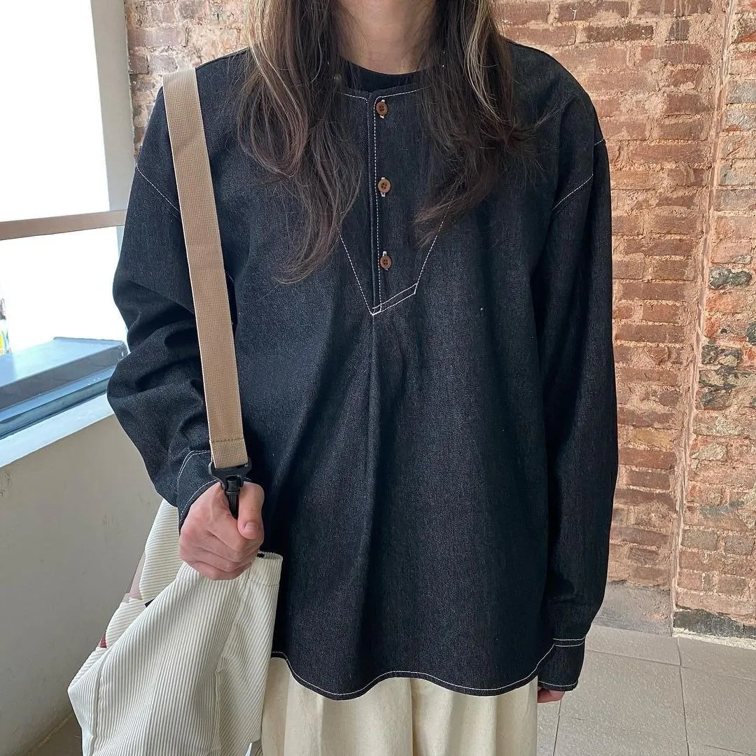 Midwest Supply — Denim Pullover Shirt