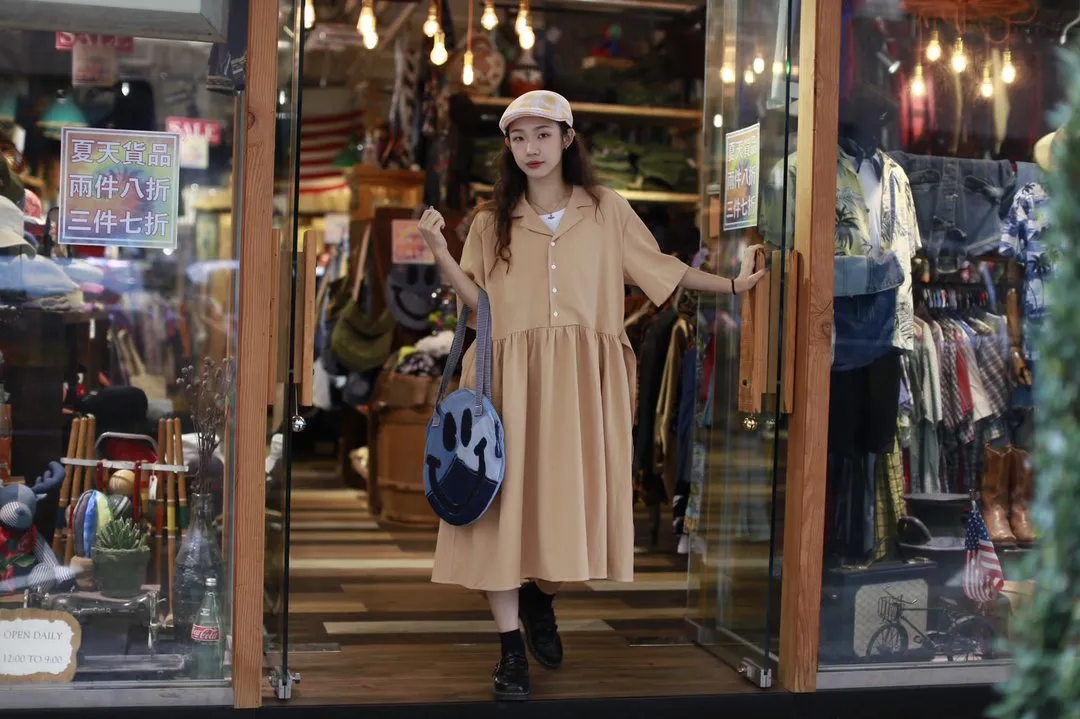 Collared Tunic Dress
