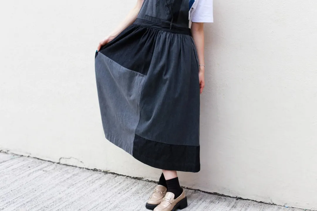 First Edition — Miffy Denim Overall Skirt