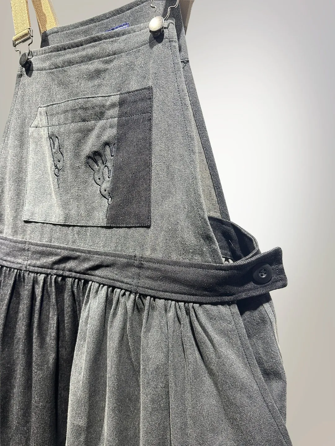 First Edition — Miffy Denim Overall Skirt