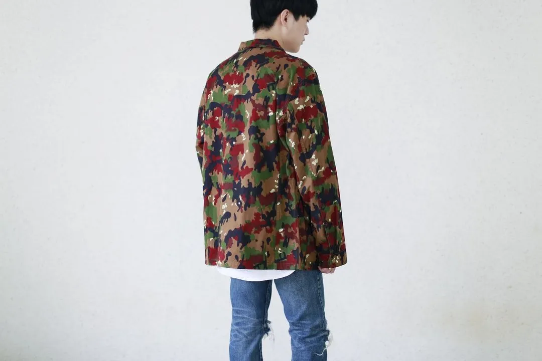 First Edition — Swiss Camouflage Shirt Jacket