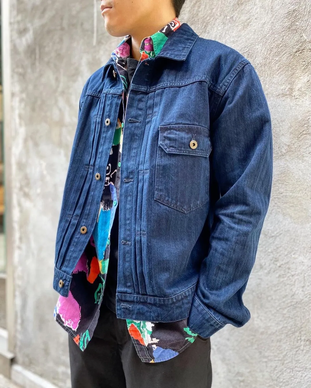 Indigo Herringbone 506XX Jacket