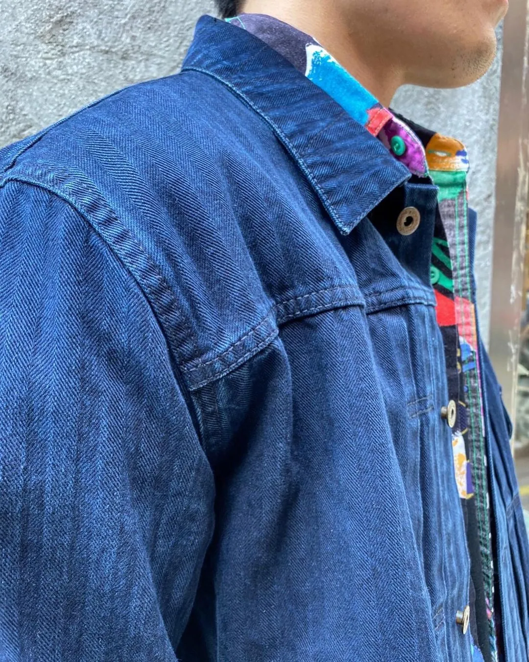 Midwest Supply — Indigo Herringbone 506XX Jacket