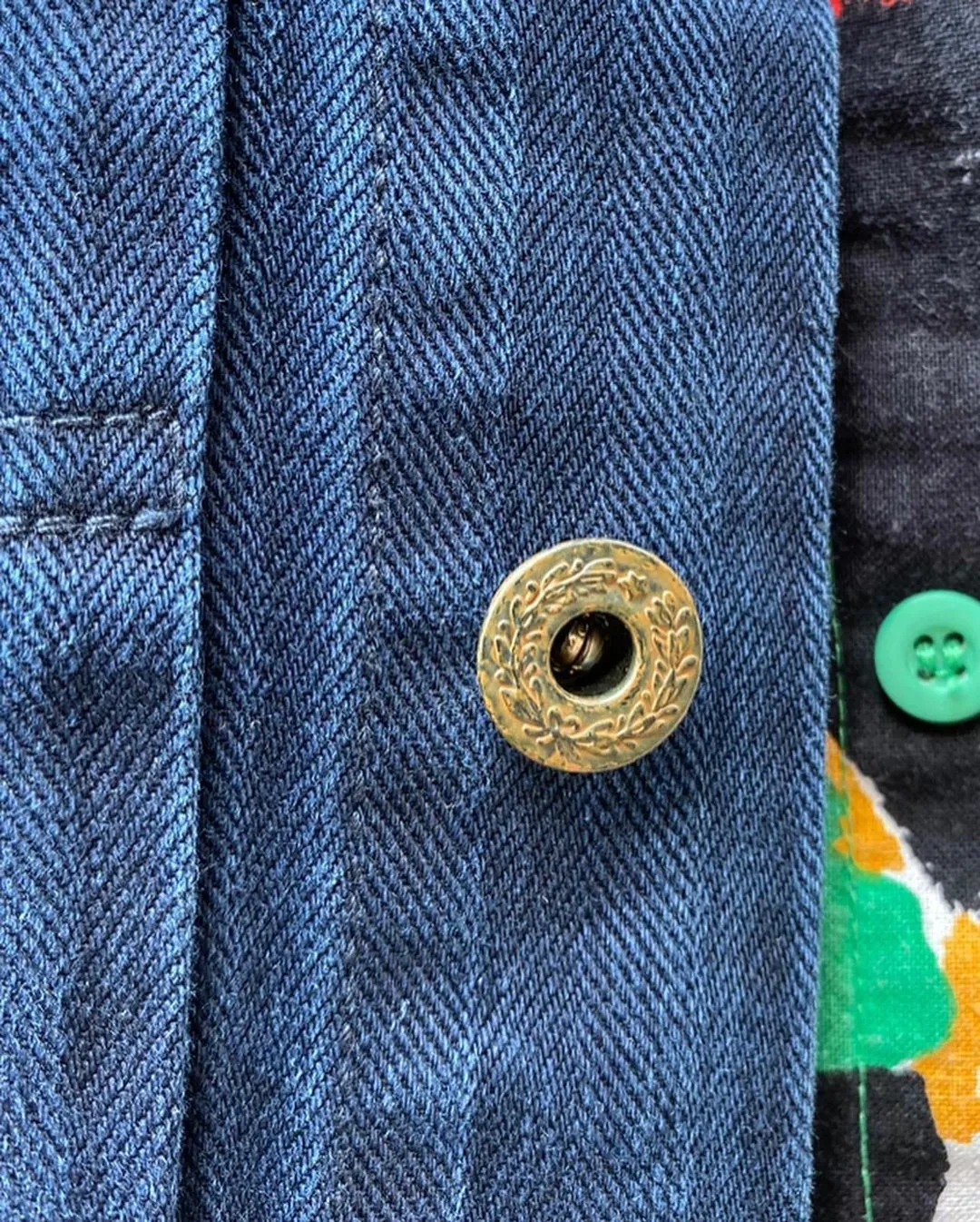 Midwest Supply — Indigo Herringbone 506XX Jacket