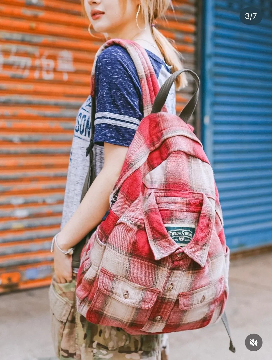 Midwest First Edition bag with reworked fabric detailing