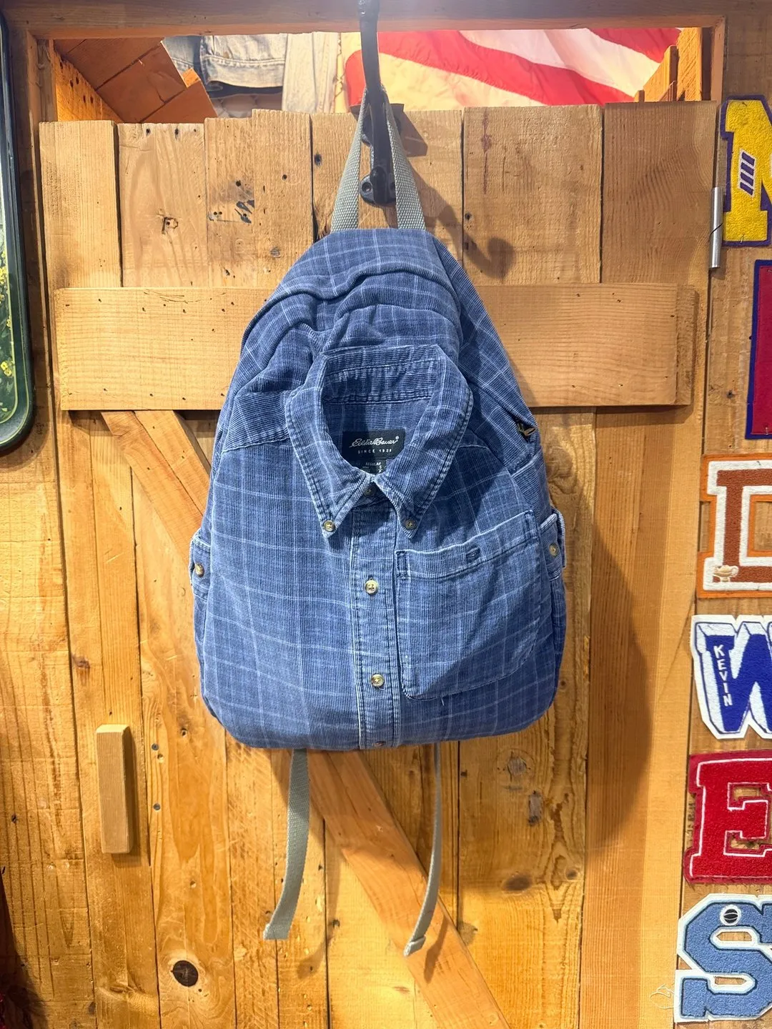 First Edition — Reconstructed Shirt Backpack