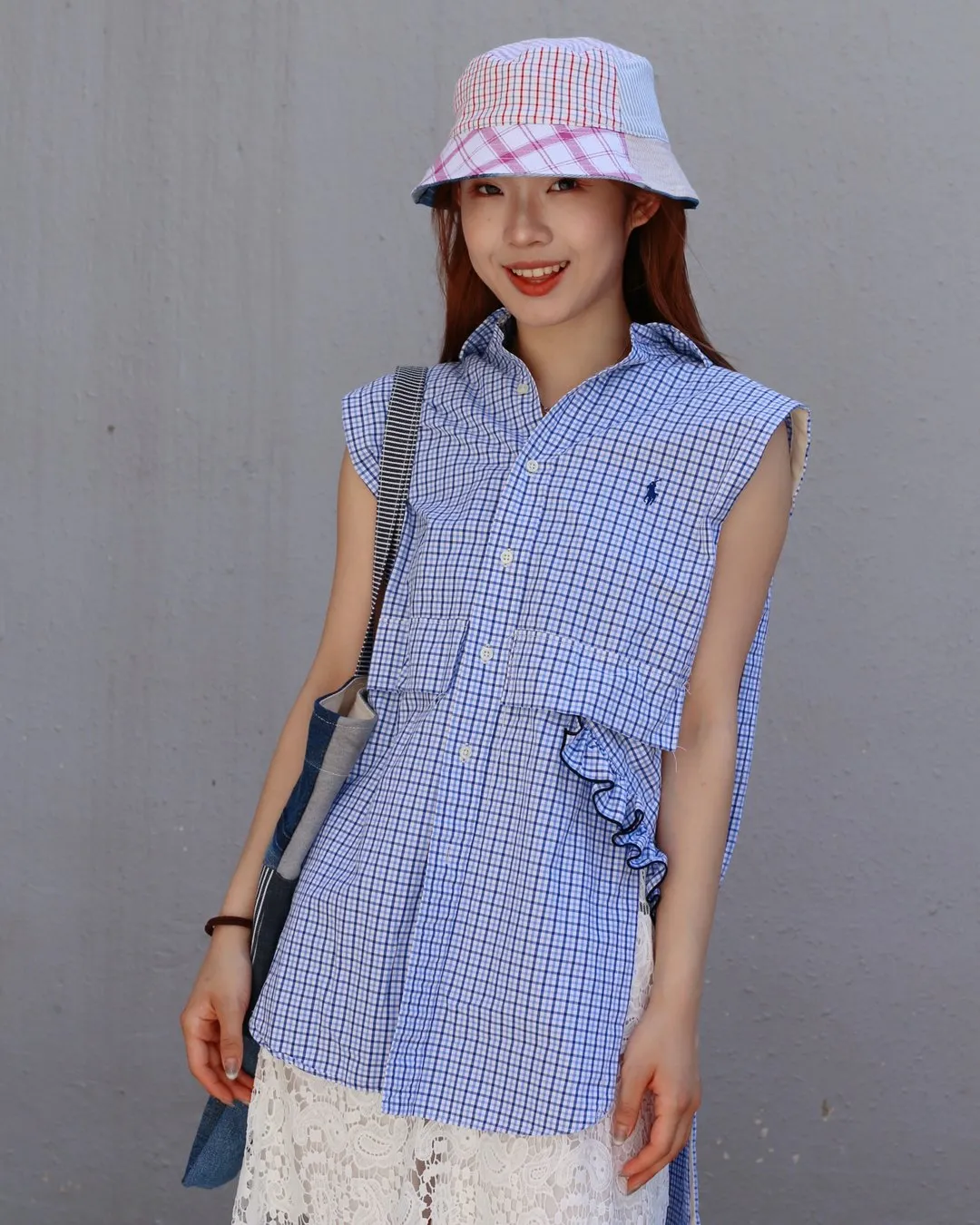Backless Polo Crop Vest