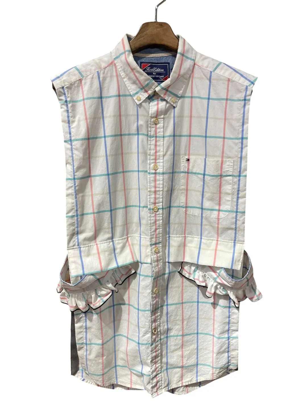 First Edition — Backless Polo Crop Vest