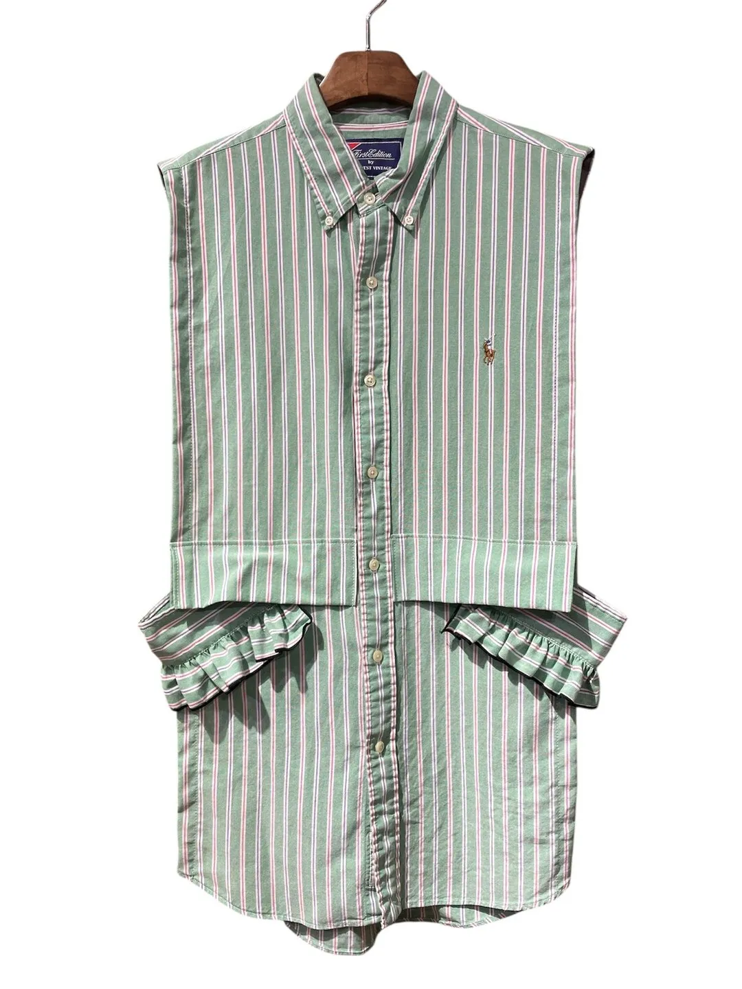 First Edition — Backless Polo Crop Vest