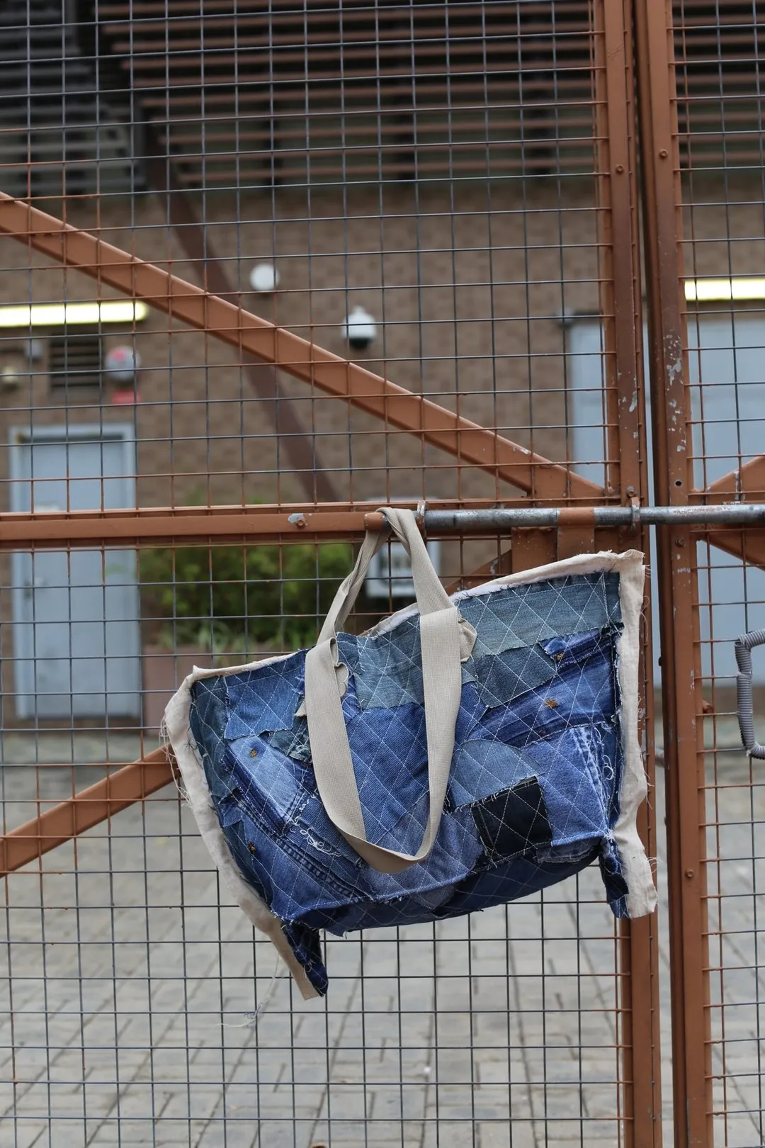 First Edition — Denim Patchwork Tote