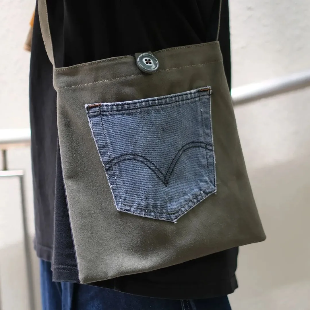 First Edition — Jeans Pocket Crossbody — Two-Tone