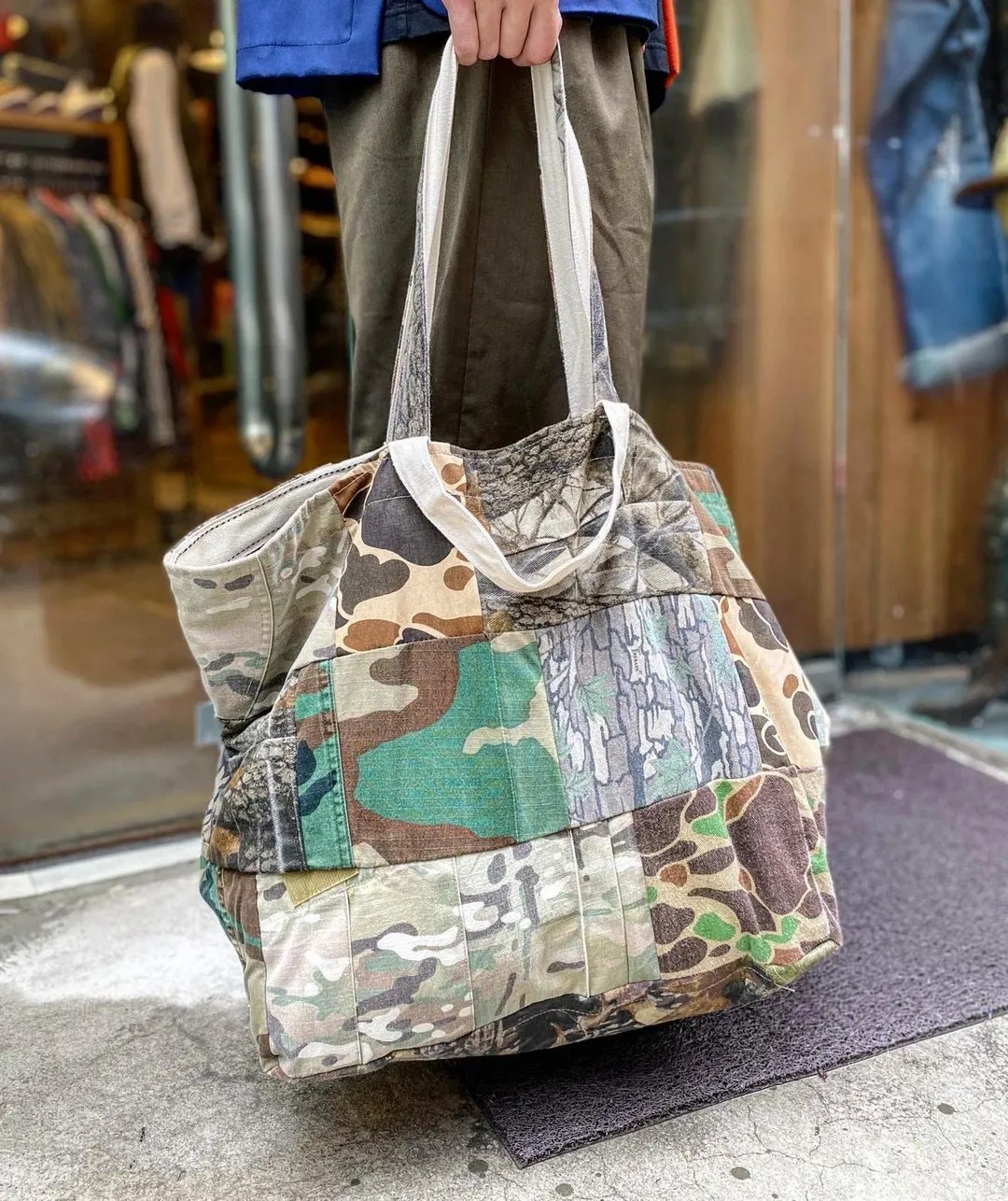 Camouflage Patchwork Bag