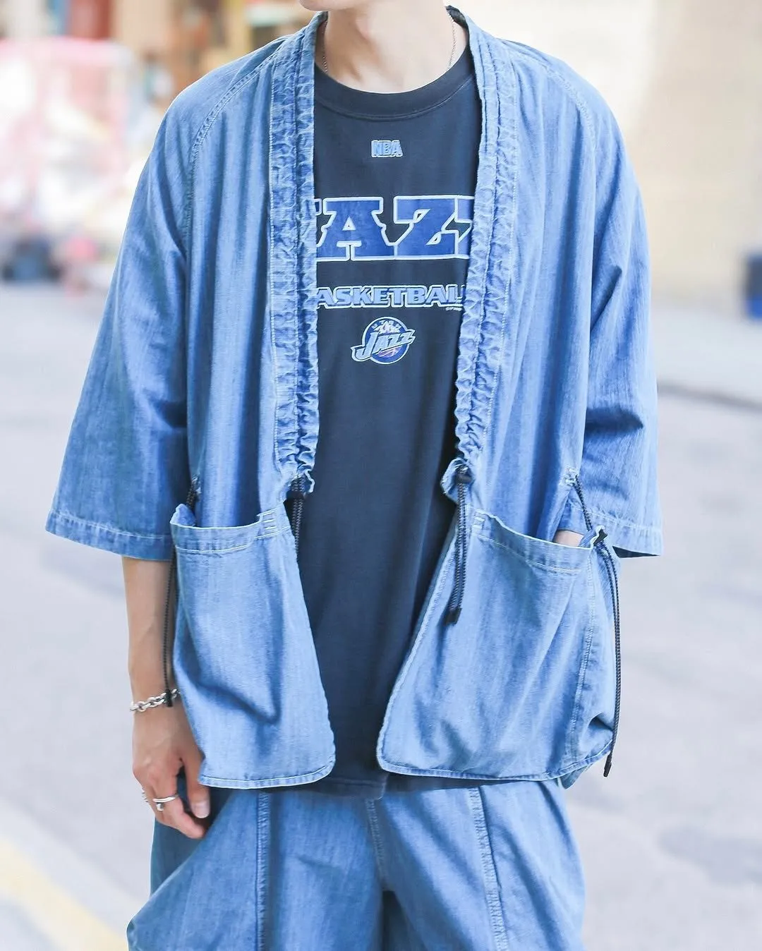 Lightweight Denim Kimono