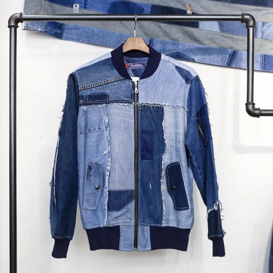 Denim Patchwork MA-1